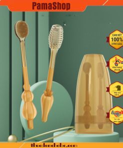 Set rơ lưỡi và bàn chải đánh răng silicon cho bé từ 0 - 18 tháng