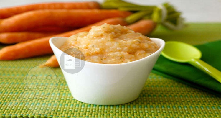 cach nau bot an dam cho be voi gao luc